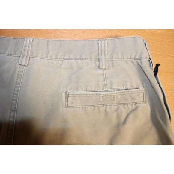 Mens Lanesboro Zip Up Shorts Sz: 38W Beige Khaki Flat Front Pockets Bermuda - Picture 6 of 8